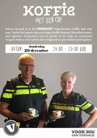 Koffie met een cop