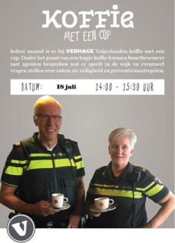 Koffie met... een cop