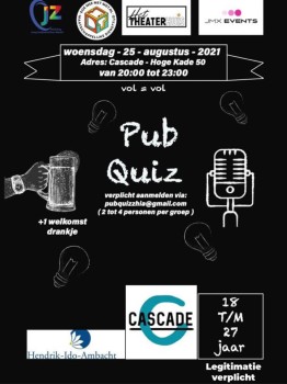 Pubquiz voor jongeren in Cascade