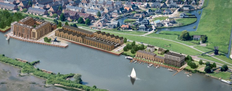 Nieuwbouw Noordoevers: omgevingsvergunning 172 duurdere woningen en twee horeca inrichtingen