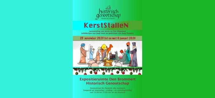 Tentoonstelling 'KerststalleN'
