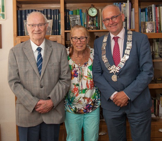 Echtpaar Grollé-van Breukelen  60 jaar getrouwd