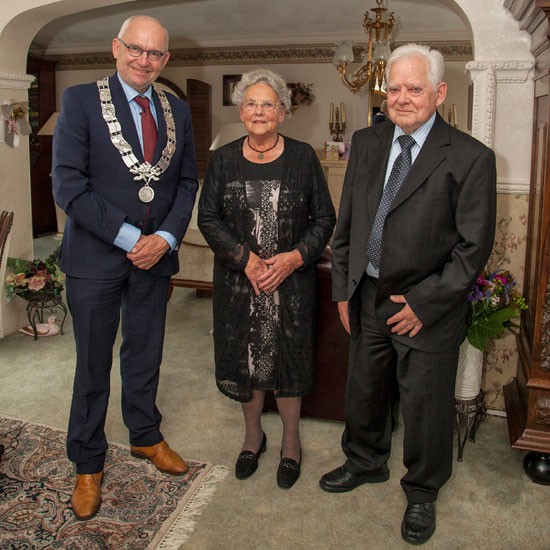Echtpaar Treure-Scheurwater  60 jaar getrouwd