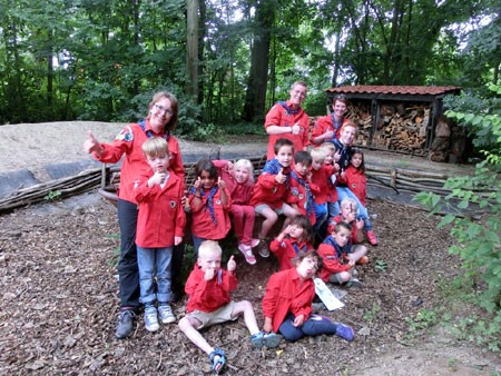 Bevers Scouting Panoord doen mee aan de Bever Doe Dag van regio ‘Rond de Biesbosch’