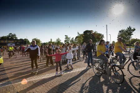 Grote drukte bij zomers skate-evenement