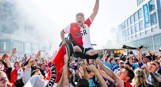 Adrie Willemstein haalt hart op bij kampioenschap Feijenoord