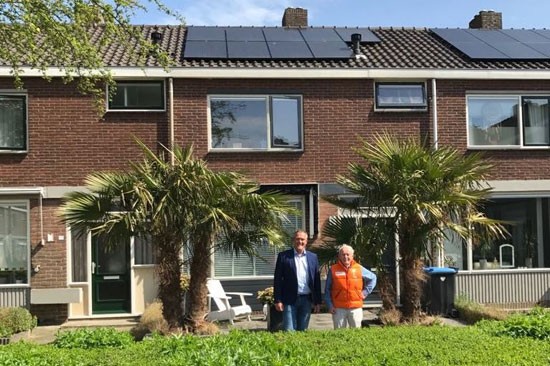 De eerste huurders zijn over op zonne-energie
