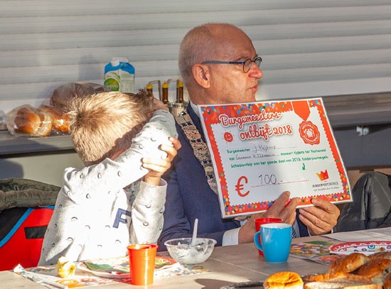 Ontbijt bij burgemeester Jan Heijkoop in het gemeentehuis