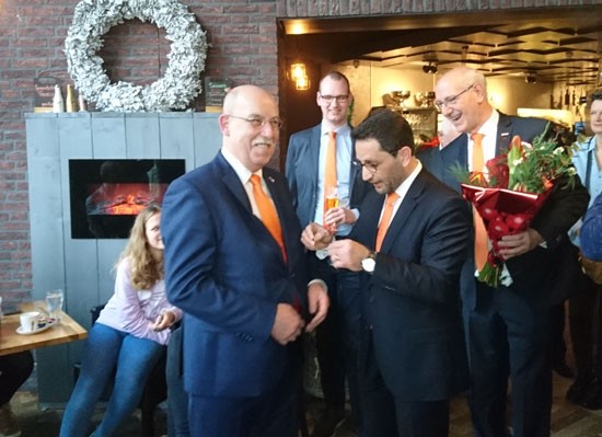 Zilveren erepenning voor Arend-Jan Schumacher