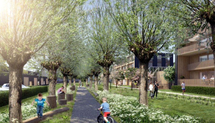 Ambachts Lint: ​​​​​​​Blauwhoed ontwerpt winnend plan voor centrumgebied Hendrik-Ido-Ambacht