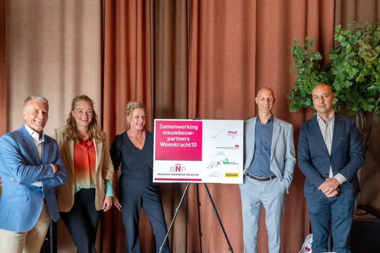 Woonkracht10 kiest als 1e woningcorporatie in Zuid-Holland voor vaste partners voor nieuwbouwprojecten