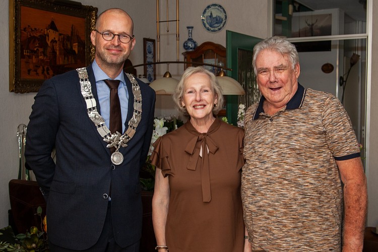 Echtpaar Kiekener-Groeneveld 50 jaar getrouwd