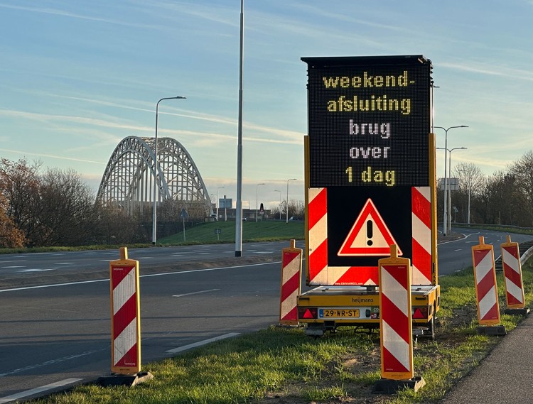 Brug over de Noord: komende weekenden dicht