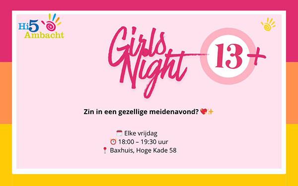 GirlsNight - Pizza Night (13+)
