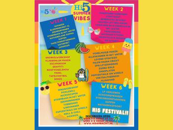 Hi5 Summer Vibes week 1: Activiteiten van 24 juli