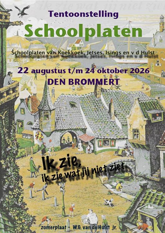 Nieuwe expositie Den Brommert: schoolplaten die het geheugen laten glimlachen