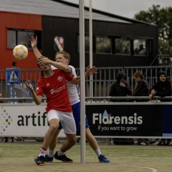 Korfballers van Merwede/Multiplaat1 kampioen
