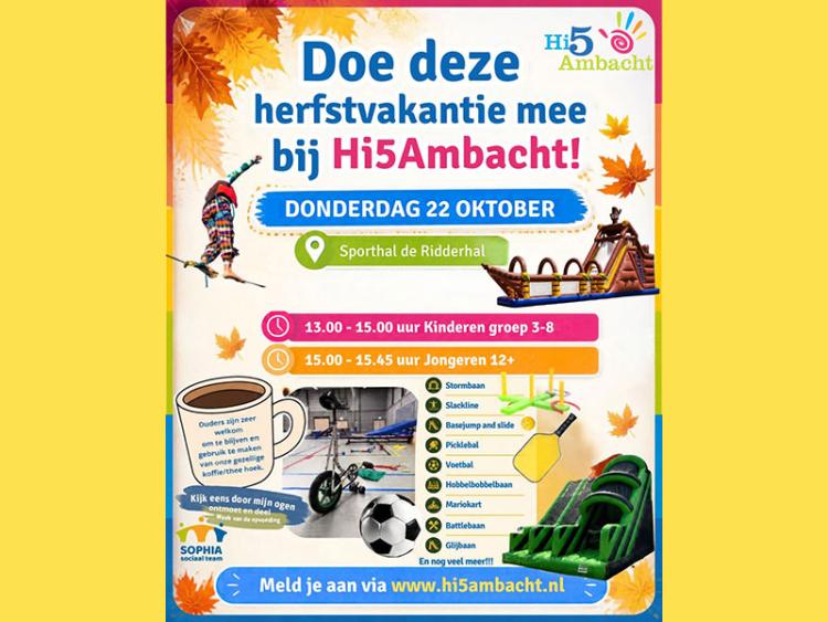 Vakantietopper Herfstvakantie: Fun en Sport (jongeren 12+)
