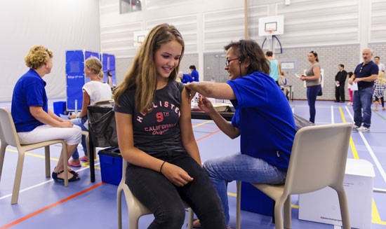 Vaccinatielocatie Oranje Wit in Dordrecht gaat sluiten