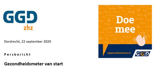 Gezondheidsmeter van start