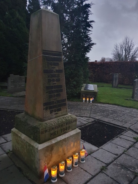 Lichtjes op oorlogsgraven
