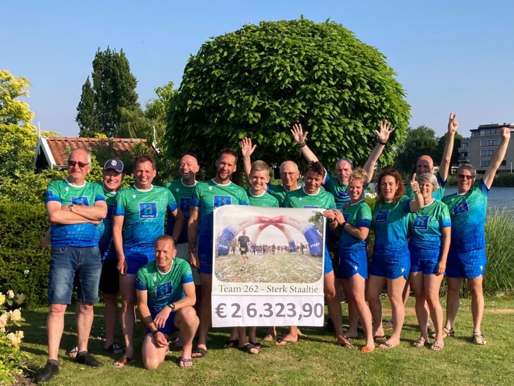 Ropaunteam Sterk Staaltje haalt €26.323 op voor palliatieve zorg